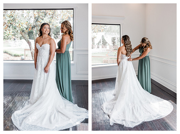 Bride Getting Ready Royal Crest Room- Orlando, Florida wedding photography