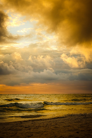 Sunset at Clearwater Beach by Rising Lotus Photography, Marilyn Shambin