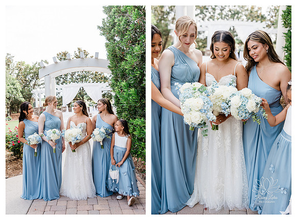 Bride and Bridesmaids Royal Crest Room- Orlando, Florida wedding photography