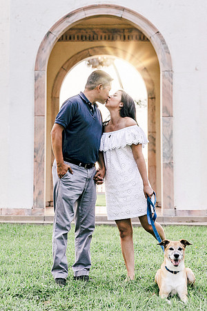 dogs in engagement sessions, Ocala Engagement photographer