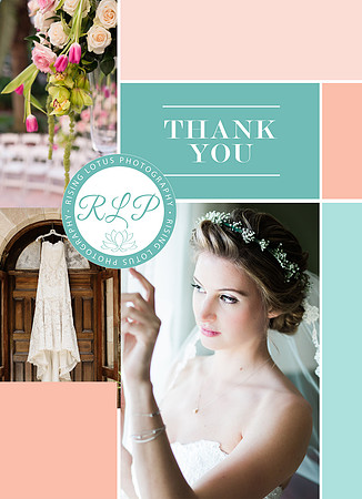 5x7 Thank You Card Back
