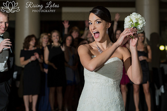 Bouquet toss