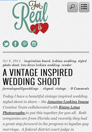For Real Equality Weddings