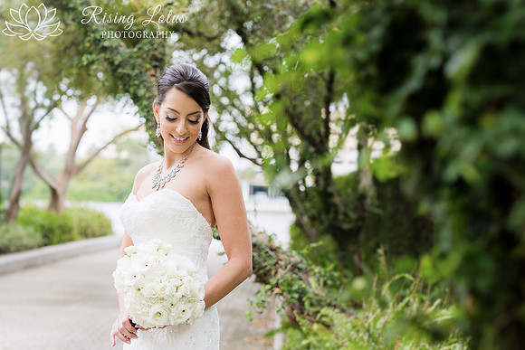 Stunning bride.