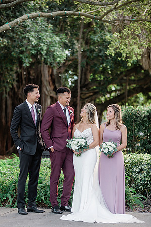 Straub Park, Downtown St. Pete Wedding portraits and newlyweds by Rising Lotus Photography