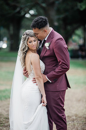 Straub Park, Downtown St. Pete Wedding portraits and newlyweds by Rising Lotus Photography