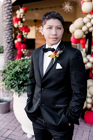Groom for Chinese new year wedding