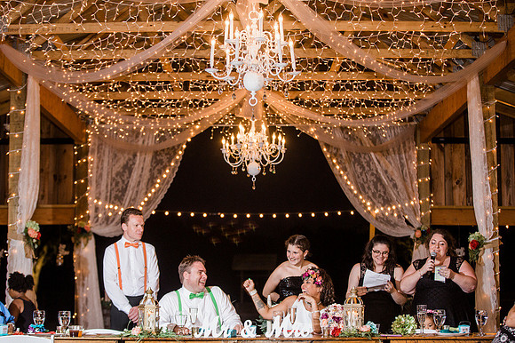 Wishing Well Wedding Photographer- Reception Party