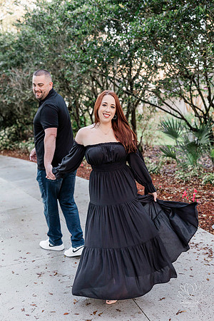 Private estate engagement photography session in Lutz, Floria