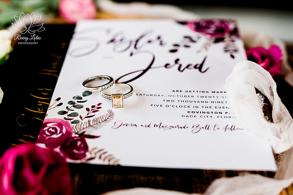 Florida Holiday Couture Wedding