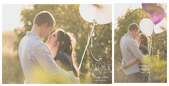 sunflare and balloons