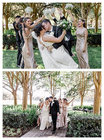 Golden Ocala Wedding Party