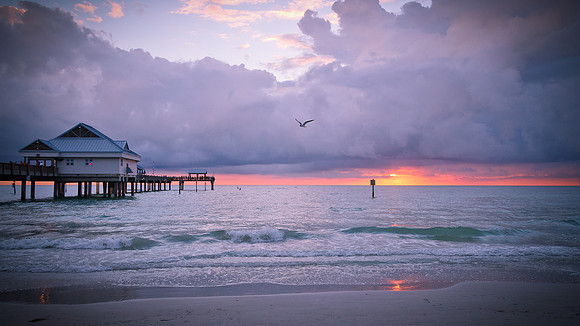 Beautiful Sunset- Clearwater Florida, Pier 60 by Rising Lotus Photography, Marilyn Shamblin