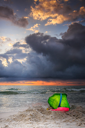 Sunset Beach Playful - Rising Lotus Photogrpahy by Marilyn Shamblin