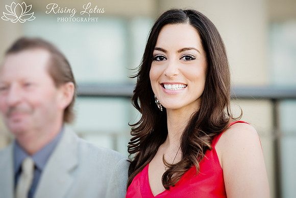 Jen Epstein getting ready to practice her grand entrance.