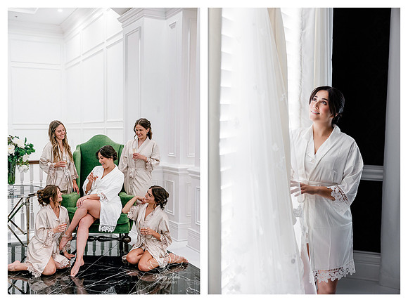 Golden Ocala, Bride and bridesmaids getting ready