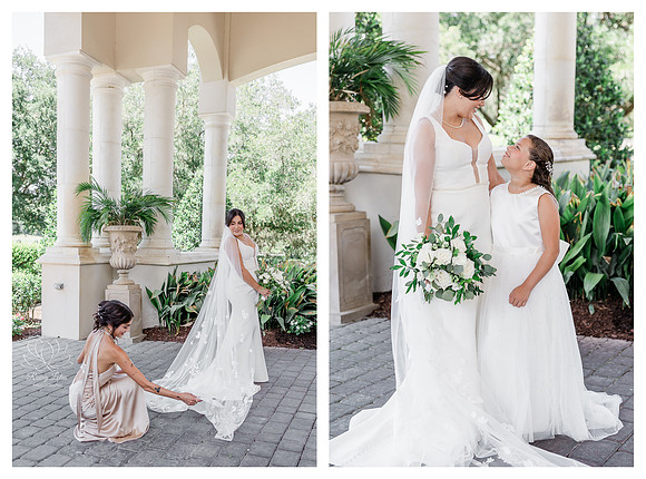 Bride on her wedding day at Golden Ocala