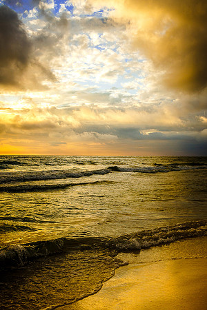 Sunset on the Ocean- Clearwater Beach by Rising Lotus Photography