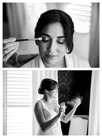 Bride getting ready at Golden Ocala