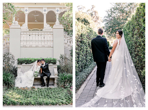 Golden Ocala Wedding Newlyweds