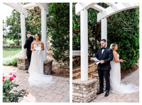 First Touch with personal Vows Royal Crest Room- Orlando, Florida wedding photography