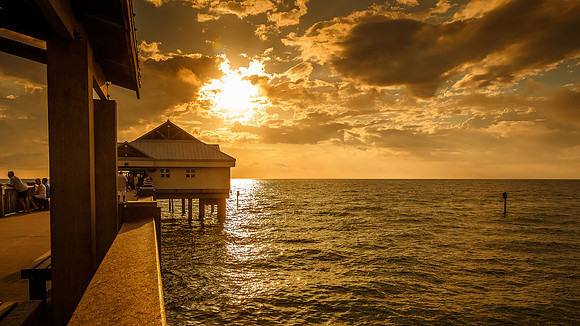 Pier 60 Sunset Photograph - Clearwater Florida